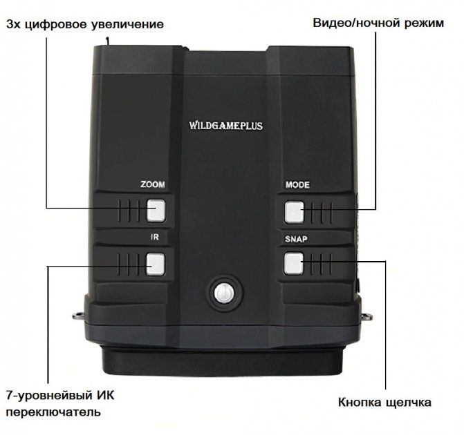 Цифровий прилад нічного бачення Widgameplus WG500B 1080P HD 10.8X31