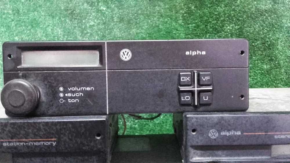 Oryginalne kultowe radio Volkswagen VW Alpha Beta Alfa