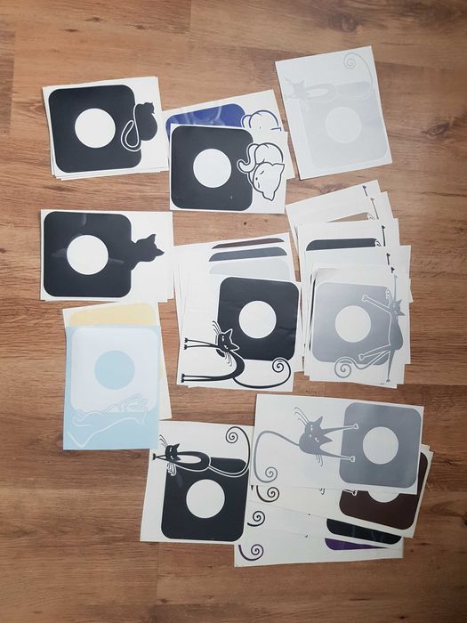 Naklejki pod kontakt naklejki ścienne WYPRZEDAŻ kuchnia kot dmuchawiec