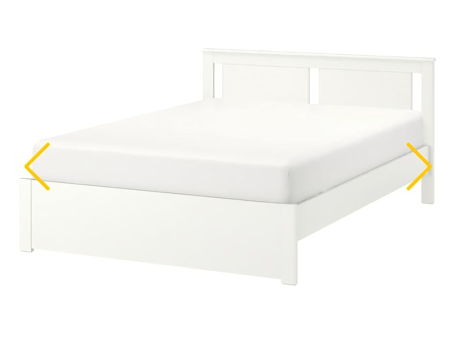 Cama IKEA SONGESAND 160x200 cm – Branca