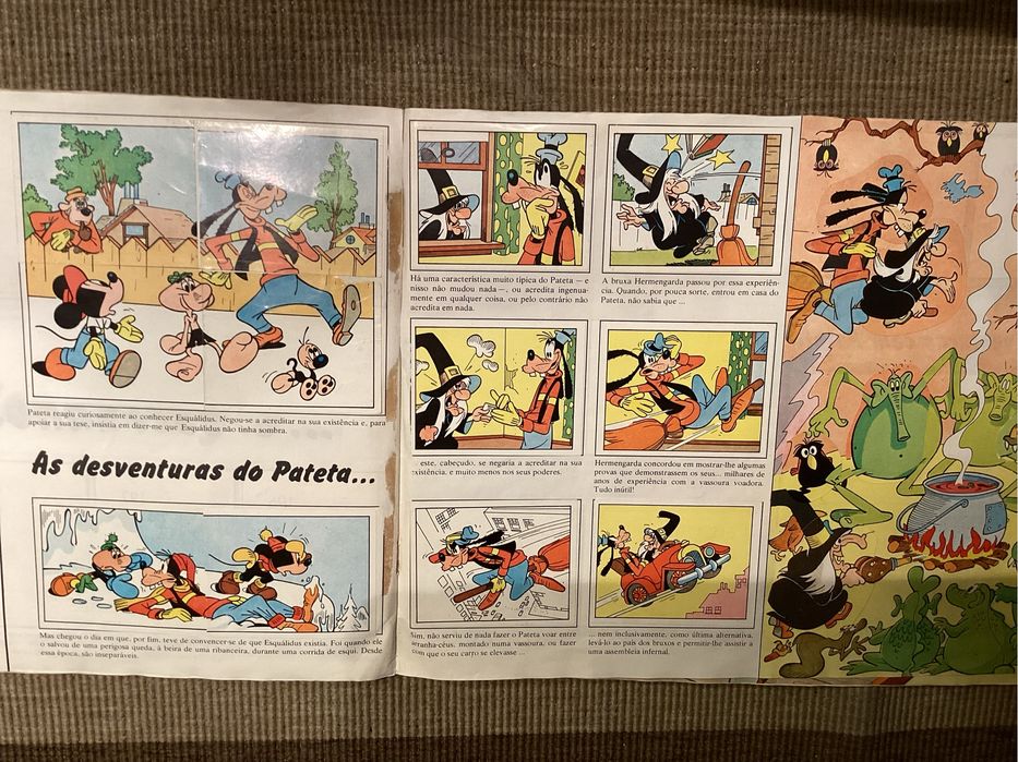 Caderneta de cromos MICKEY STORY. Walt Disney. 1985. Completa.