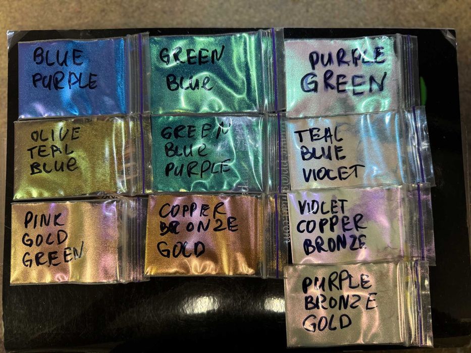 Пигмент хамелеон, дуохром 10г , для гель-лаков, красок, теней, биндера