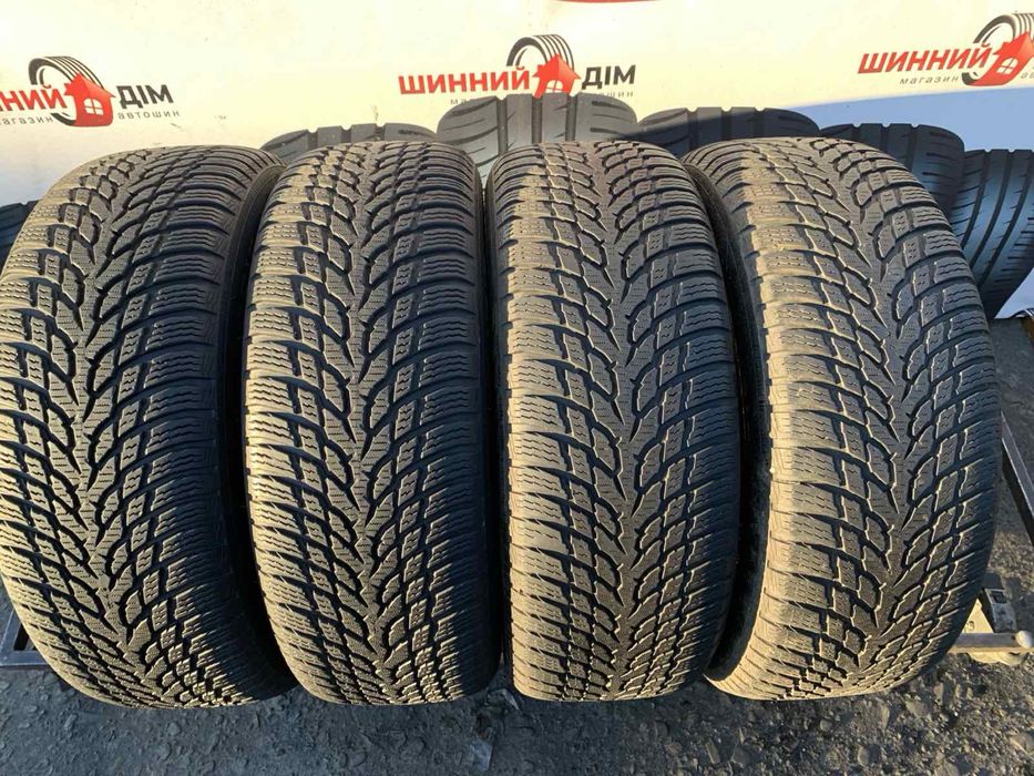 Шини 215/60 R16 пара Nokian зима, 6,3мм
