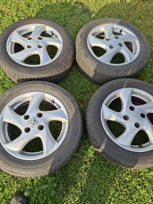 Felgi aluminiowe z oponami peugeot 206