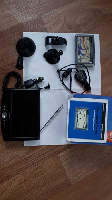 Навигатор GARMIN NUVI 200W. Автомобильный телевизор ORION plt-7701