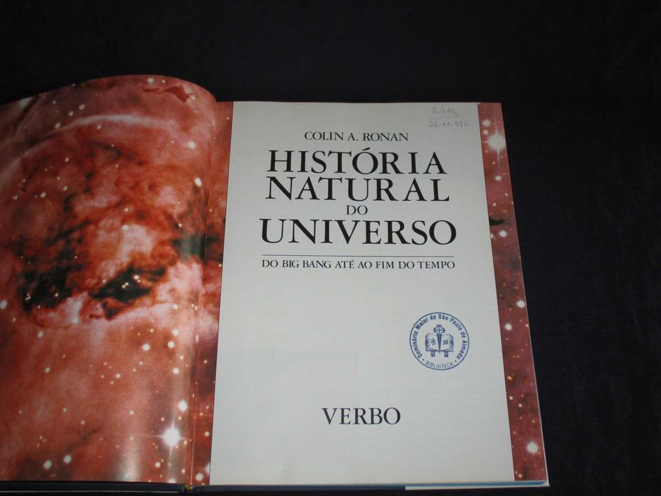 Livro História Natural do Universo Colin A. Ronan