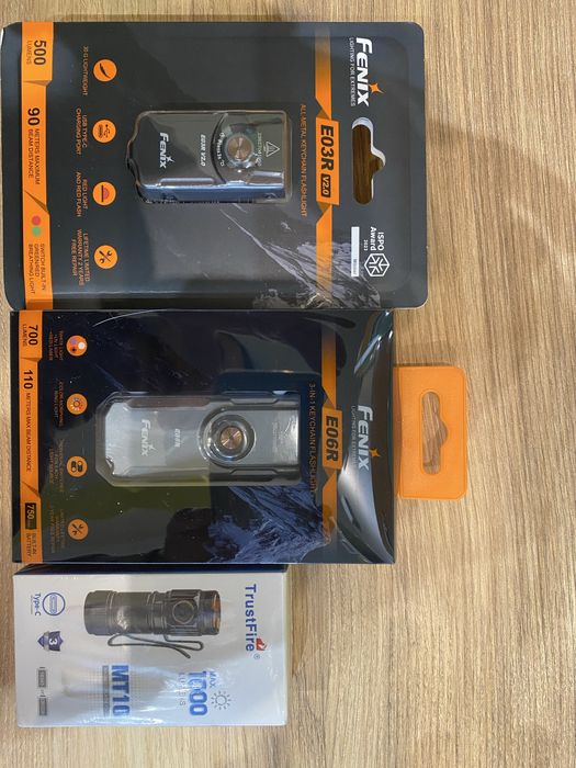 ‼️НАЙНИЖЧА ЦІНА‼️Ліхтарик Fenix Е03R V2.0,E06R,Trustfire‼️