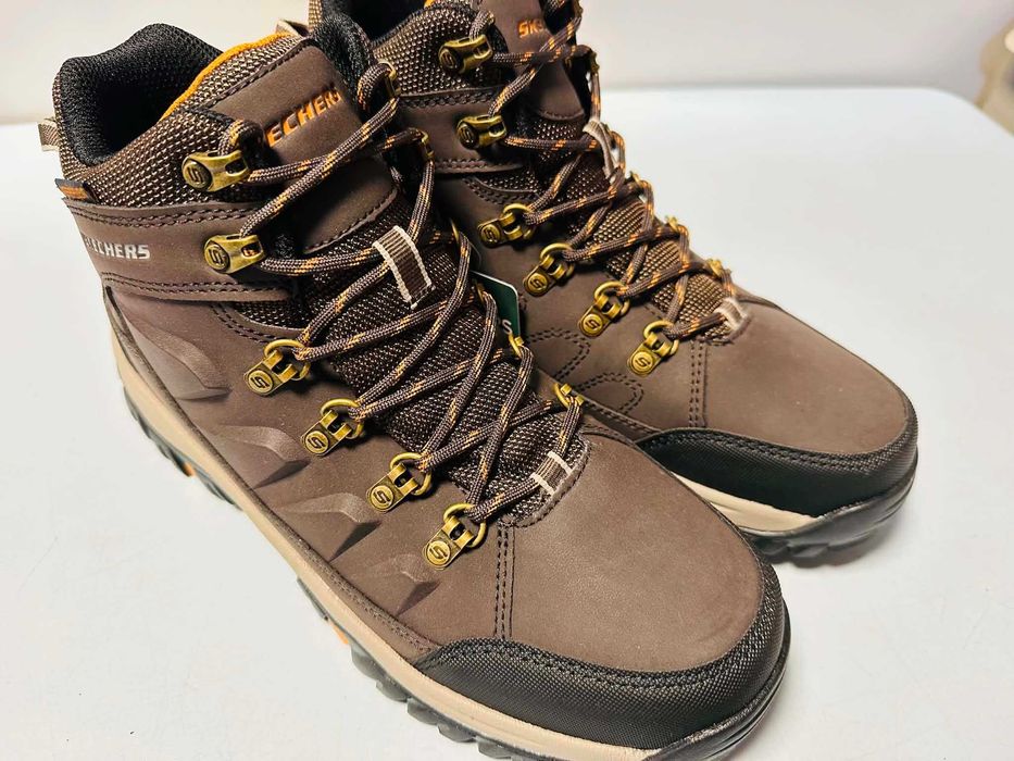 Skechers  Relment wodoodporne wysokie trekkingi brązowe  40 - 46    204642