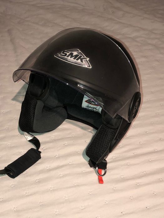 Capacete SMK seminovo usados 2 vezes