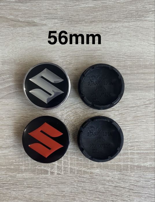 Conjunto Centros Tampas Jantes Suzuki 54mm 56mm 58mm 60mm 65mm 68mm 75mm