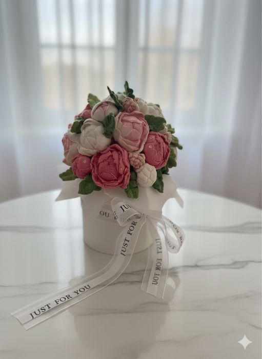 Зефірні квіти | Солодкий подарунок | Подарунок на 8 березня