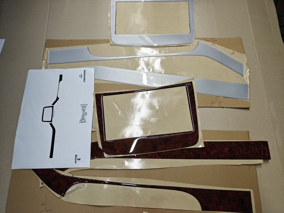 Декор панелі віто 639 (3 шт) дерево / алюміній