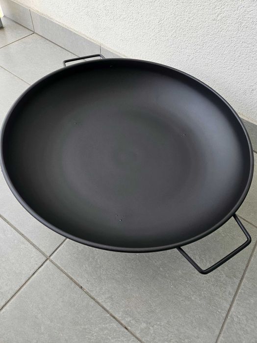 Palenisko ogrodowe 60 cm/ idealne na (ognisko / grill / kociołek) – stal, solidne