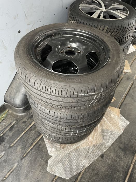 Kola letnie nissan micra 16 cali 4x100 et50 6j opony 195/55/16 goodyea