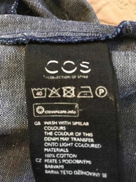 джинсова сорочка туніка плаття cos