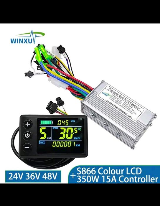 Контролер + дисплей на електровелосипед