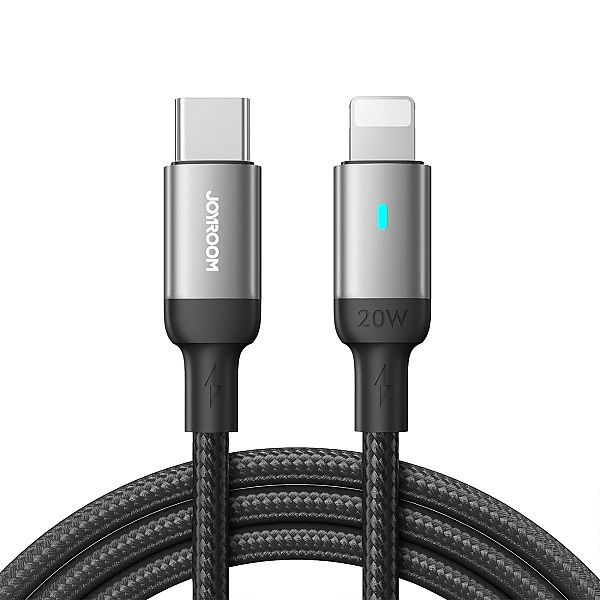 Kabel Joyroom S-cl020a10 Lightning - Usb-c 20w 480Mb/s 2m - czarny