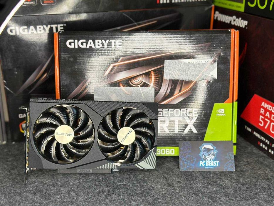 RTX 3060 12GB OC Gigabyte | Магазин, Кременчук | 90 днів гарантії
