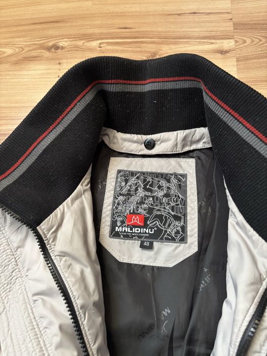 Пуховик чоловічий сірий укорочений, р. 48