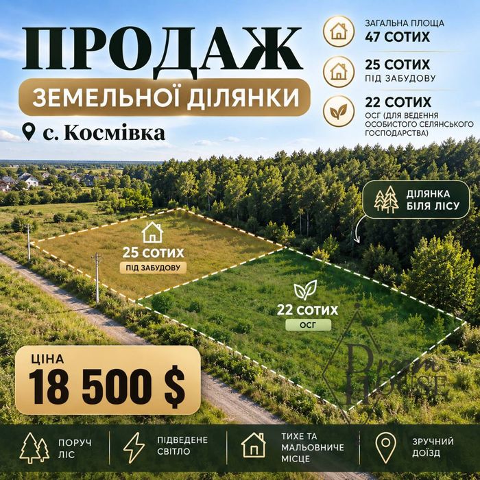 Продаж земельних ділянок