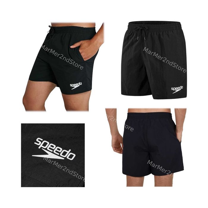 SPEEDO Essentials 16 Watershort Męskie Szorty Kąpielowe Czarny Rozmiar M