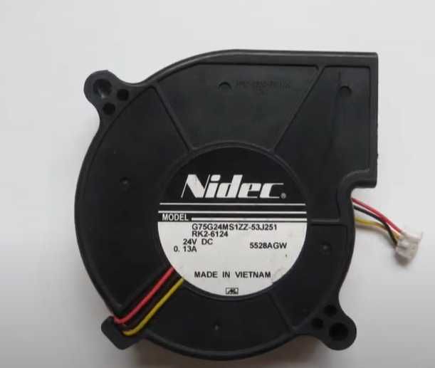 HP Printer Fan Cooler, Nidec Model G75G24MS1ZZ-53J2564750866934402121