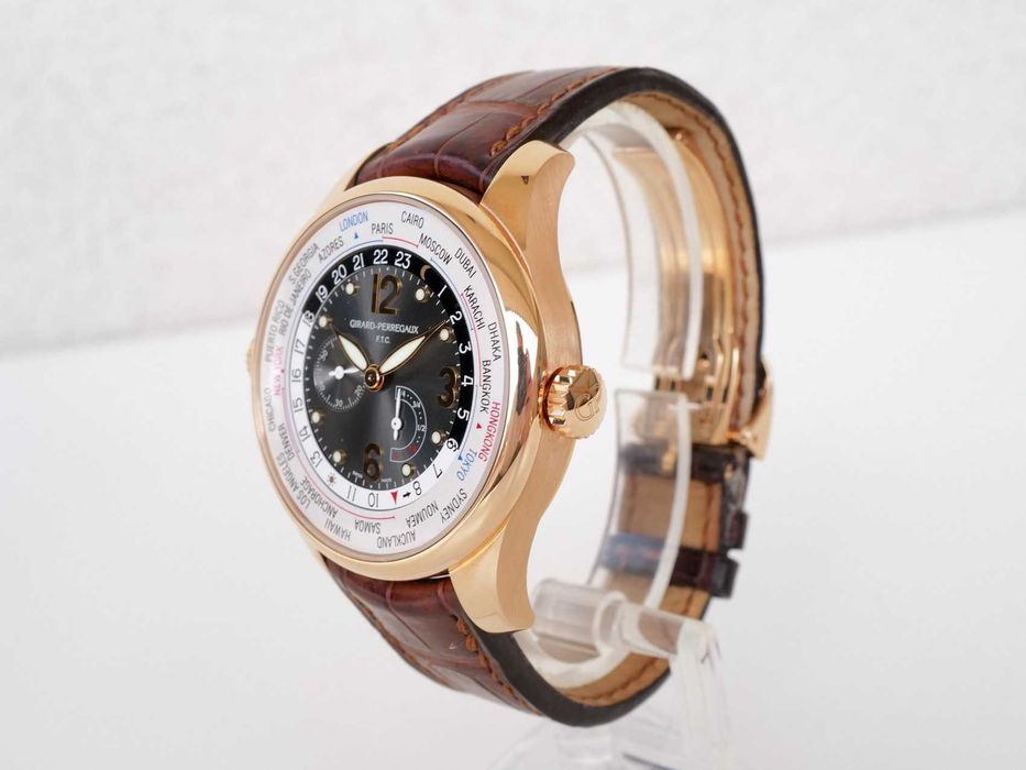 Girard Perregaux Traveller WW.TC Power Reserve 18K Rose Gold 41mm