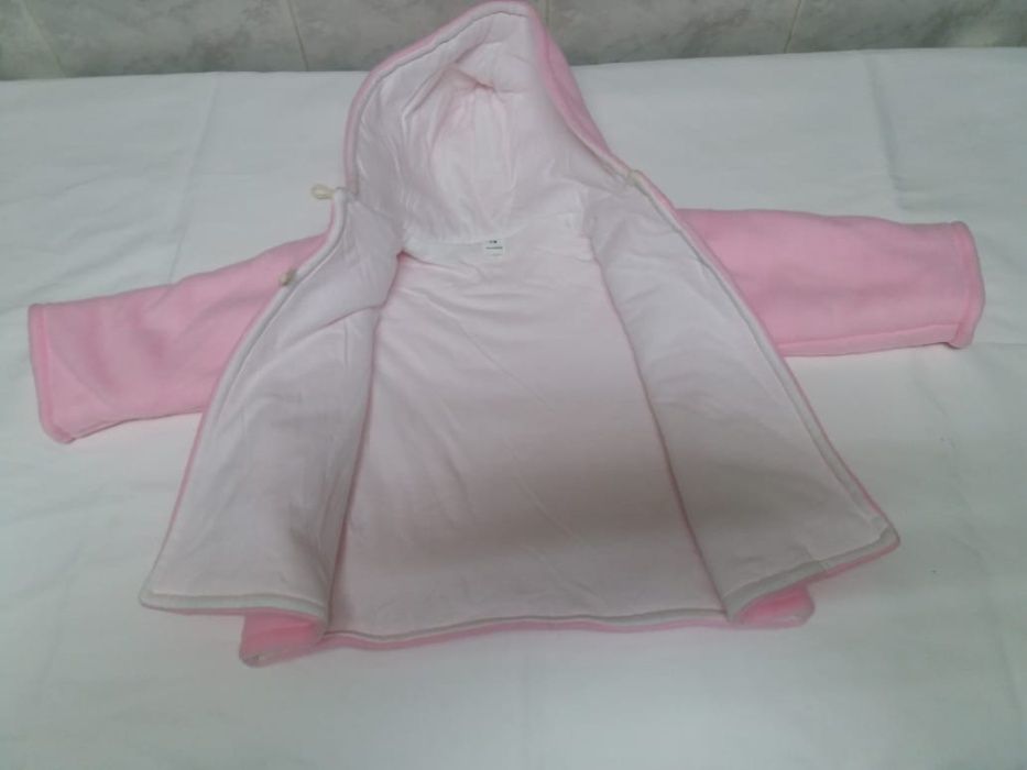 Casaco novo para frio - menina 12 meses 100% algodão