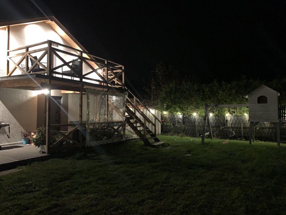 Duży domek dla 10 os Kopalino kominek, balia