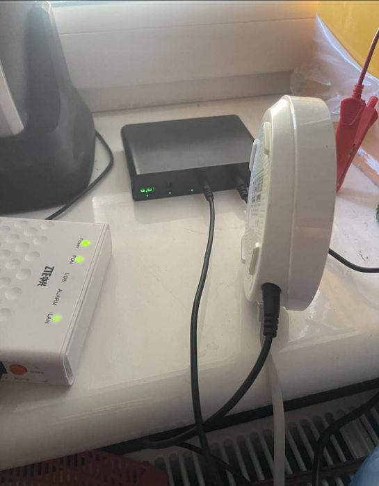 Безперебійник джерело живлення для роутера, Mini UPS 1680 mAh, 36W, (DC 5/9/12 V)