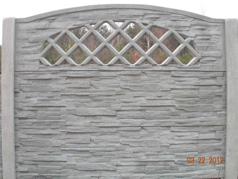 Ogrodzenia betonowe beton płoty przęsła