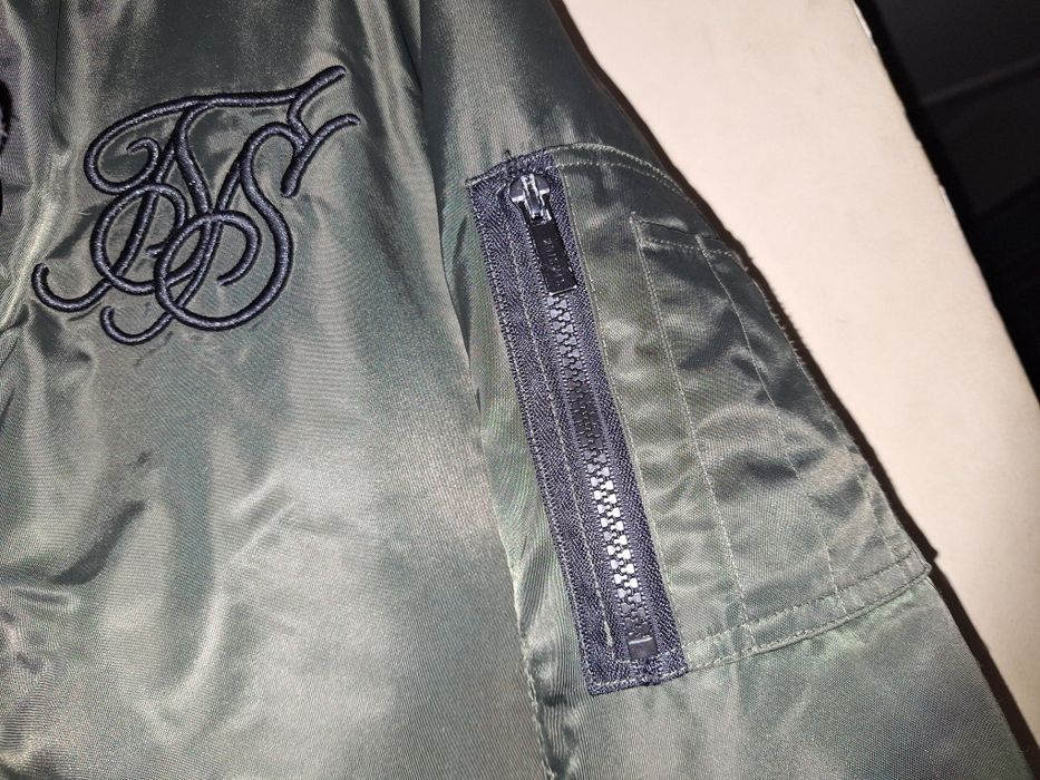 Oryginalna alaska siksilk S kurtka męska futerko