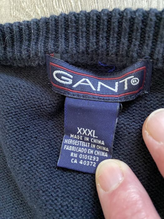 Gant meski swetr z dzianiny,rozmiar 3 XL