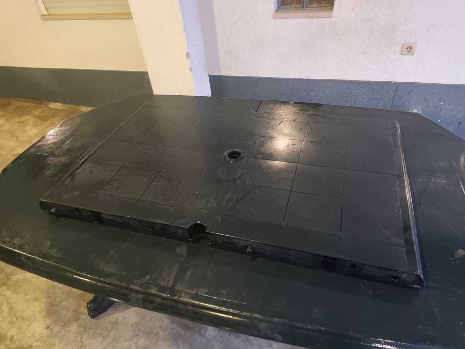 Mesa de exterior extensiva + 4 cadeiras