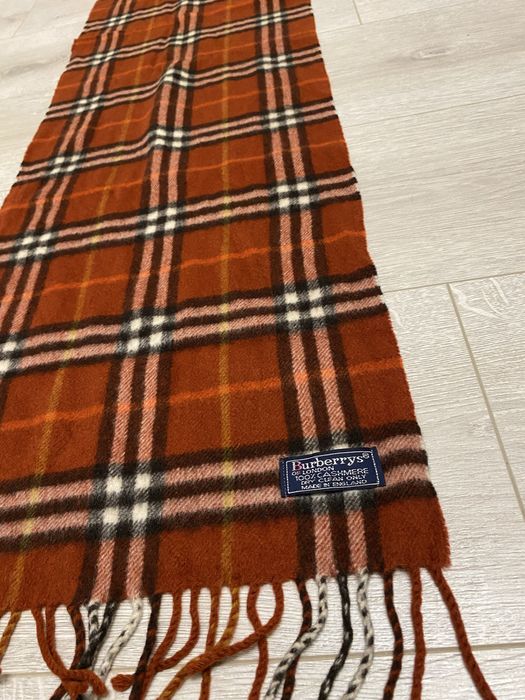 Burberrys Burberry Vintage кашеміровий шарф з класичною клітинкою
