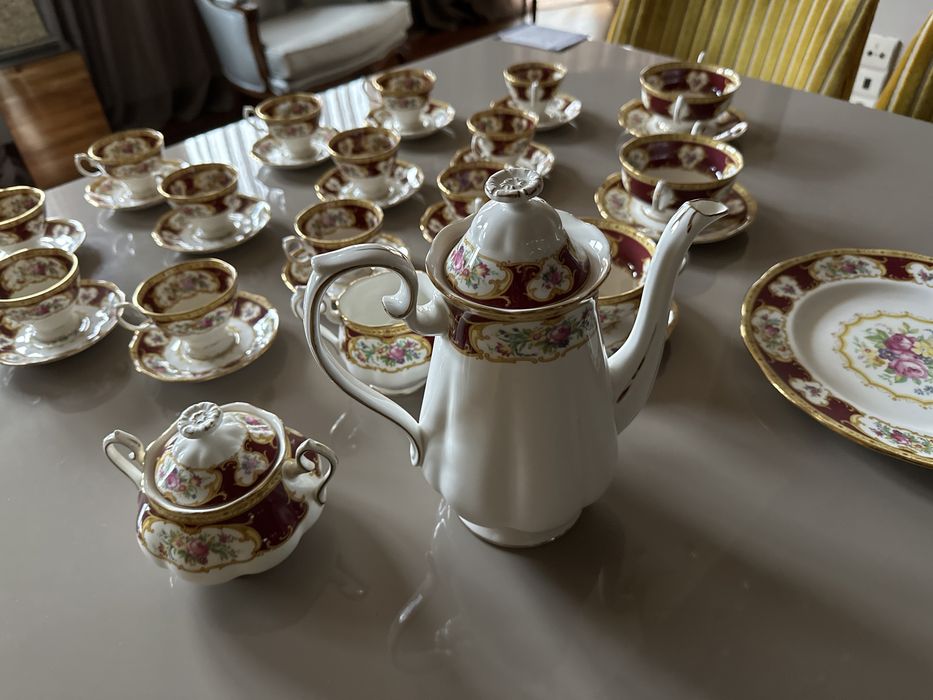 Serviço de Chá Royal Albert Lady Hamilton