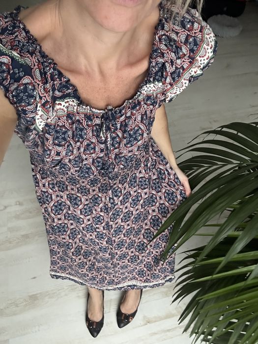 Sukienka boho midi Promod r 40 M cudo