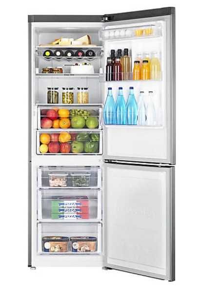 Frigorífico Combinado SAMSUNG (No Frost - 185 cm - 315 L - Inox)