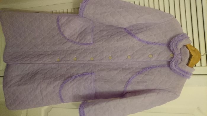 халат - платье  стеганный винтаж времен ссср ретро