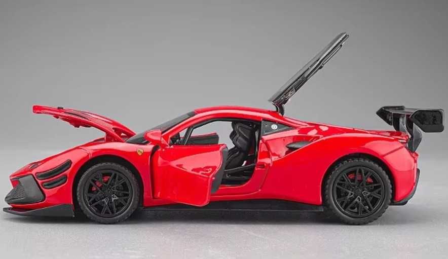 Carro Coleção Ferrari 488 Vermelho escala 1:32 (Novo)