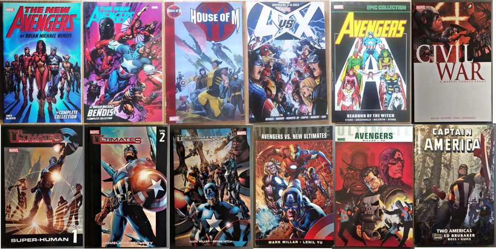 Avengers, AvX, Ultimates e Captain America