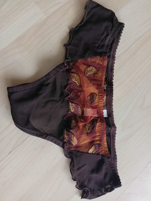 Komplet bielizny damskiej Li Parie koszulka + stringi, rozmiar S