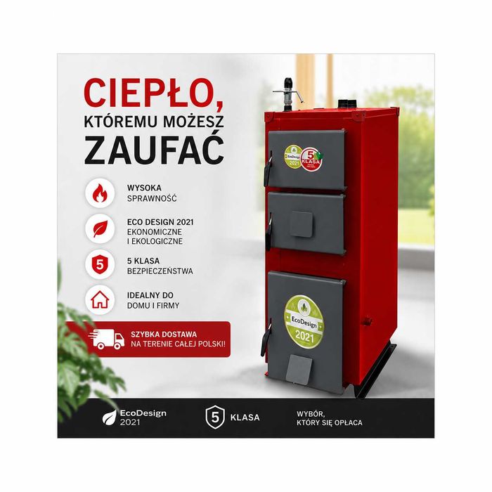 13 kw Kociol klasy Ecodesign Kotly Pleszew Piec Piece Wegiel Drewno