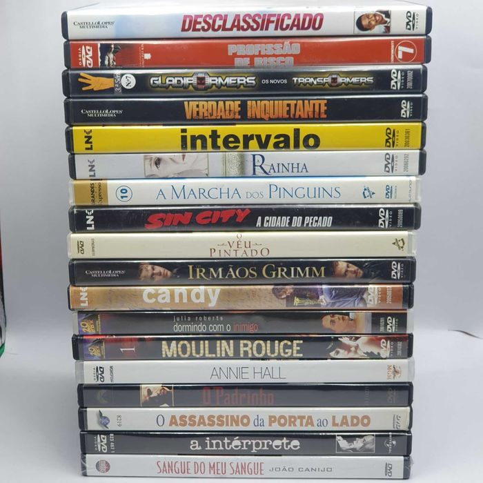 Lote 14/3 - Pack de 18 Filmes em DVD - Ref.VI