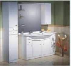 Podwójna umywalka Roca Cosmos 130cm + meble łazienkowe zestaw NOWE