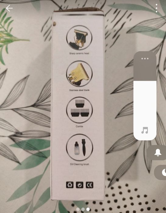 Máquina de barbear e cortar cabelo