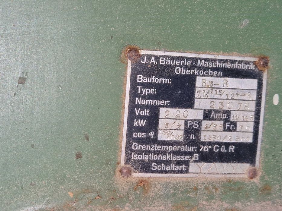 Frezarka BAUERLE B3-R ZM 115/124-2