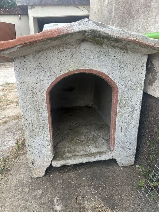 Casota cão cimento