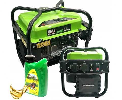 Генератор інверторний 2.2 кВт Bass BP-5046 + масло 10w30 1л