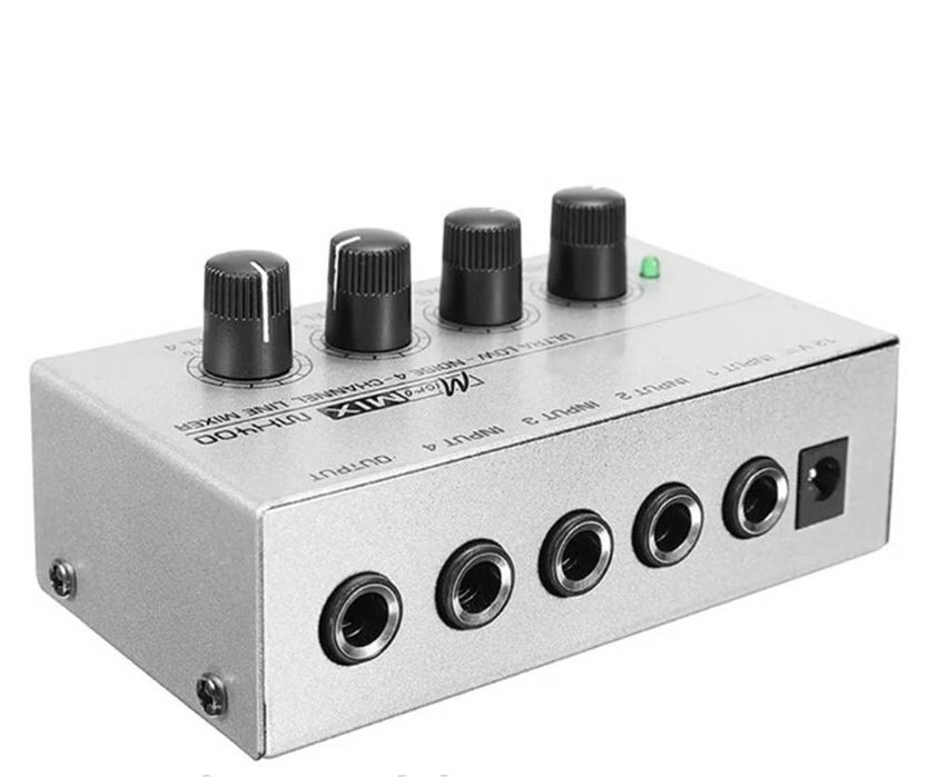 Компактний 4-канальний мікшер-підсилювач MX400